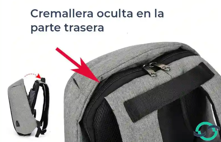 Mochila Anti-robo y carga USB